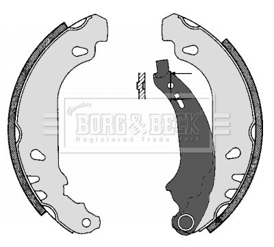 BORG & BECK Jarrukenkäsarja BBS6283